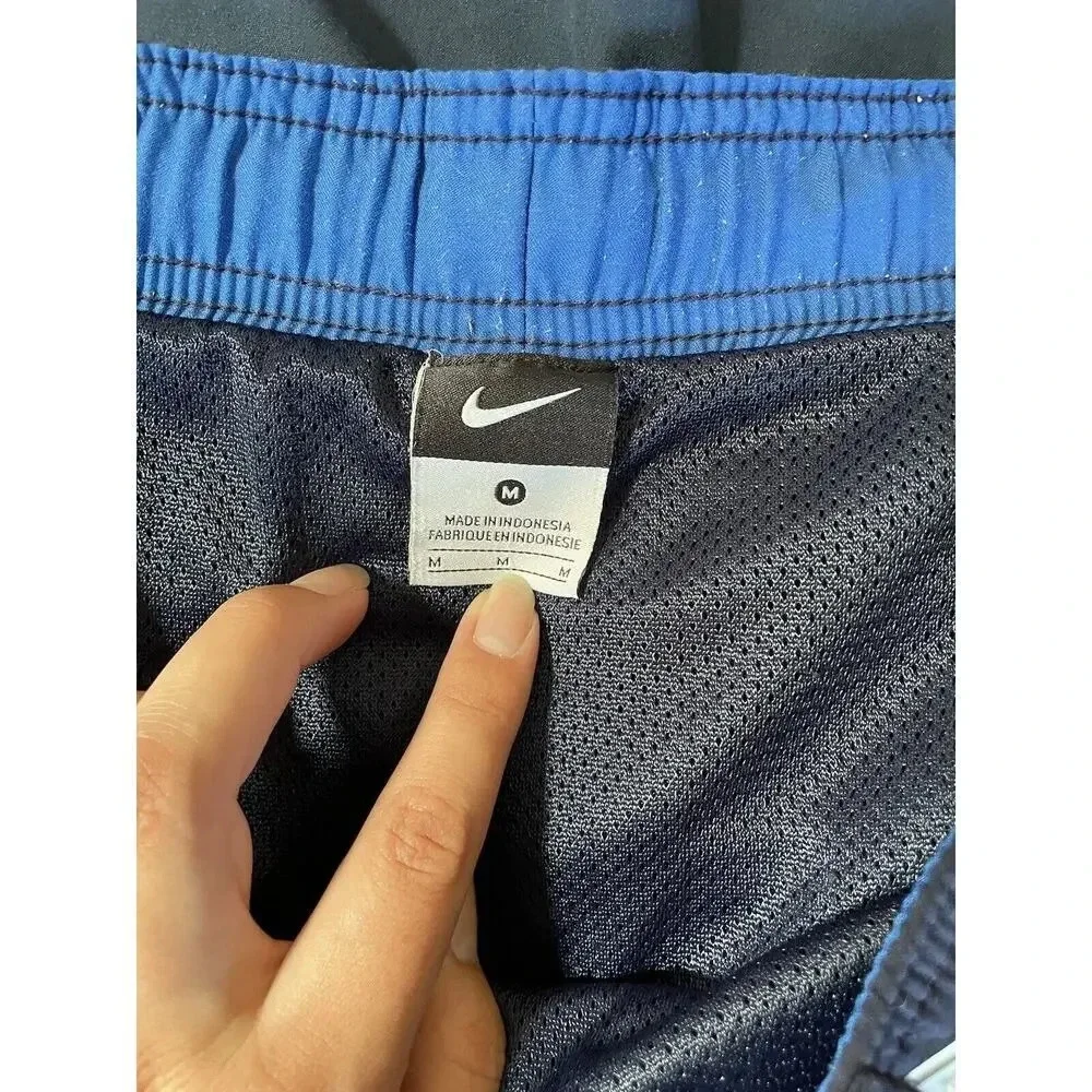 Nike Board Shorts Swim‎ Trunks Mesh Lined Blue Men's Size Medium